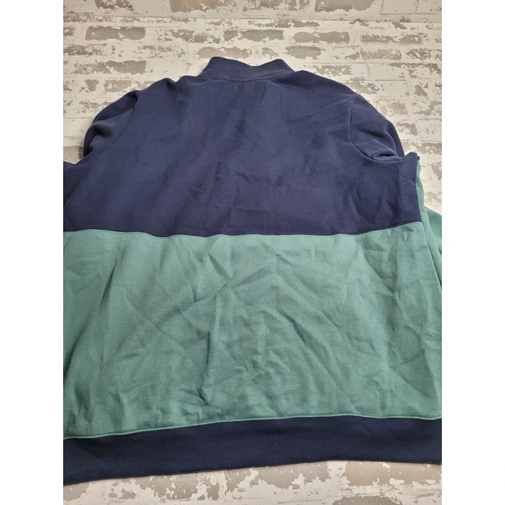 L.L. Bean Pullover Men's‎ XXL Tall Green/Blue